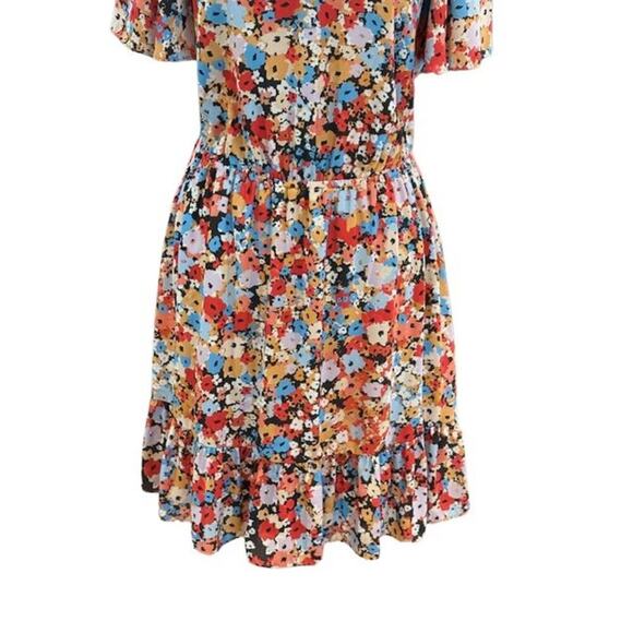 Rebecca Minkoff “Sorcha” Floral Deep-V Mini Dress – Size XS - Picture 7 of 12